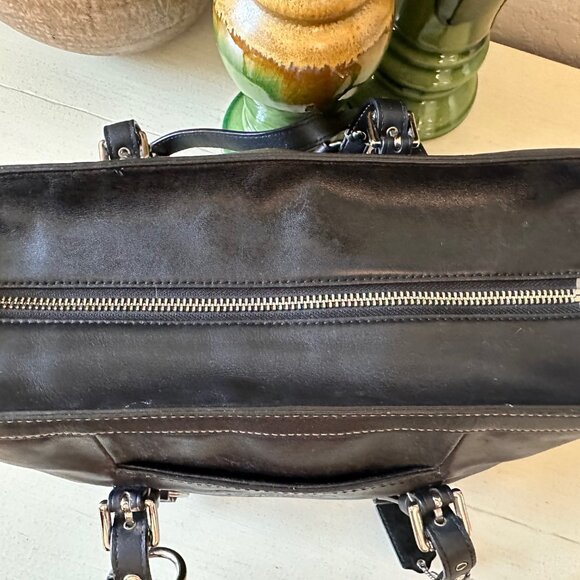 Coach F12343 "Gallery East West" fully zippered Tote Satchel Shoulder Bag-EUC - Picture 7 of 10